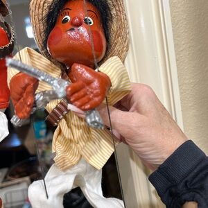 Mexican Folk Art Bandit
Marionette Puppet Strings Bandito Vintage!